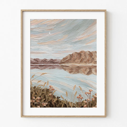 "Moonlit Lake" Print 5x7