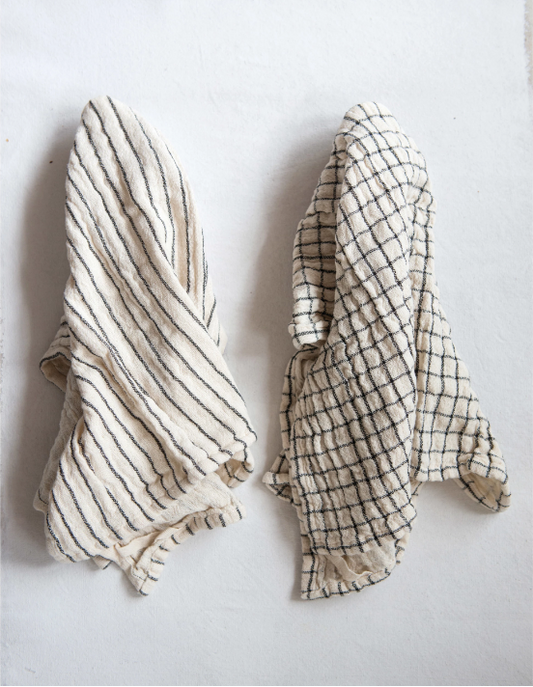 Cotton Plaid Tea Towel
