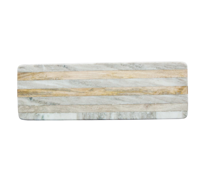Marble & Mango Wood Cheese Board