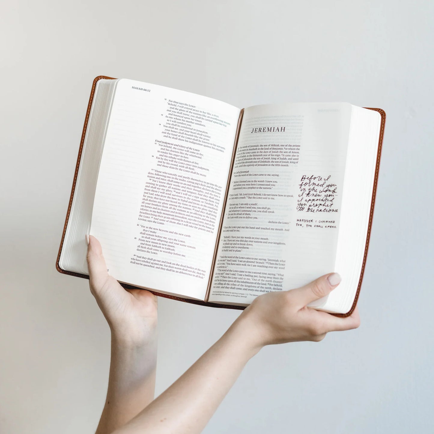ESV Large Print Journaling Bible : Sierra Theme
