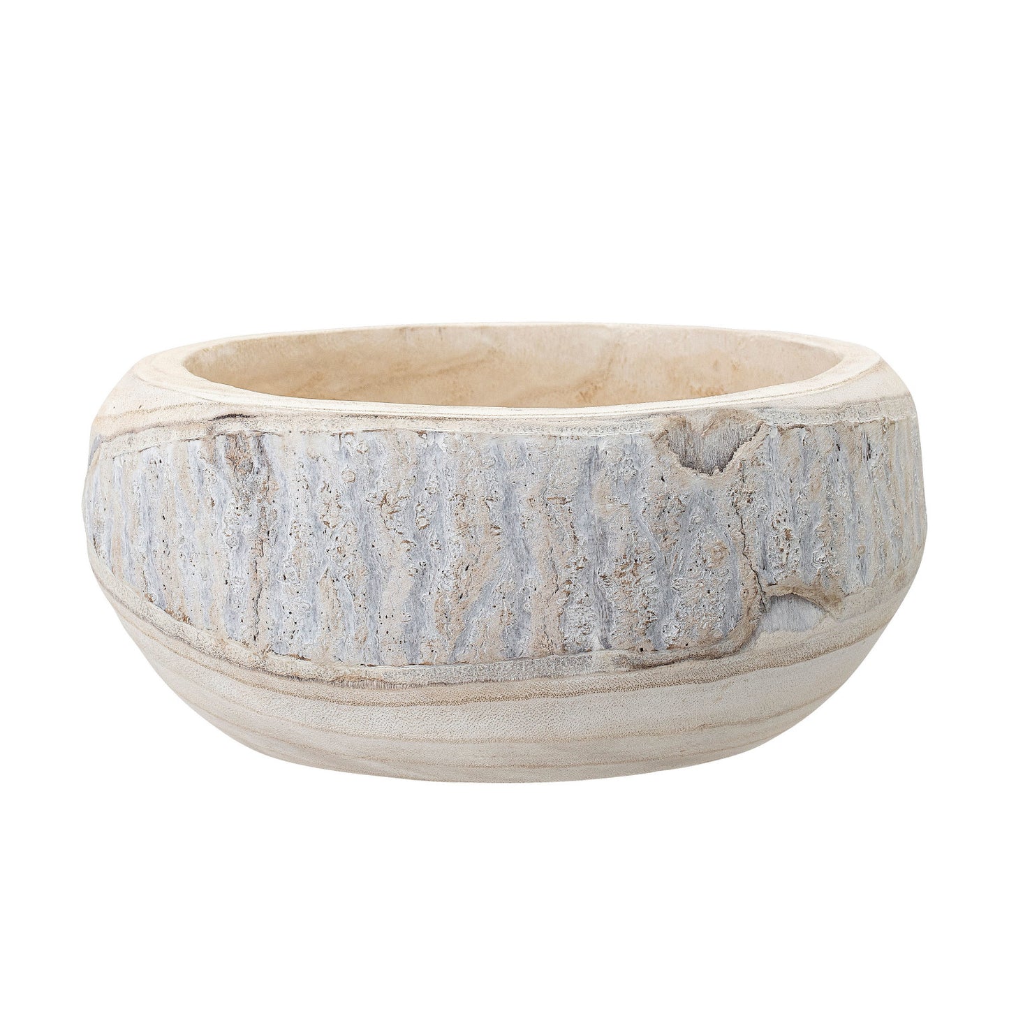 Hand-Carved Wood Bowl