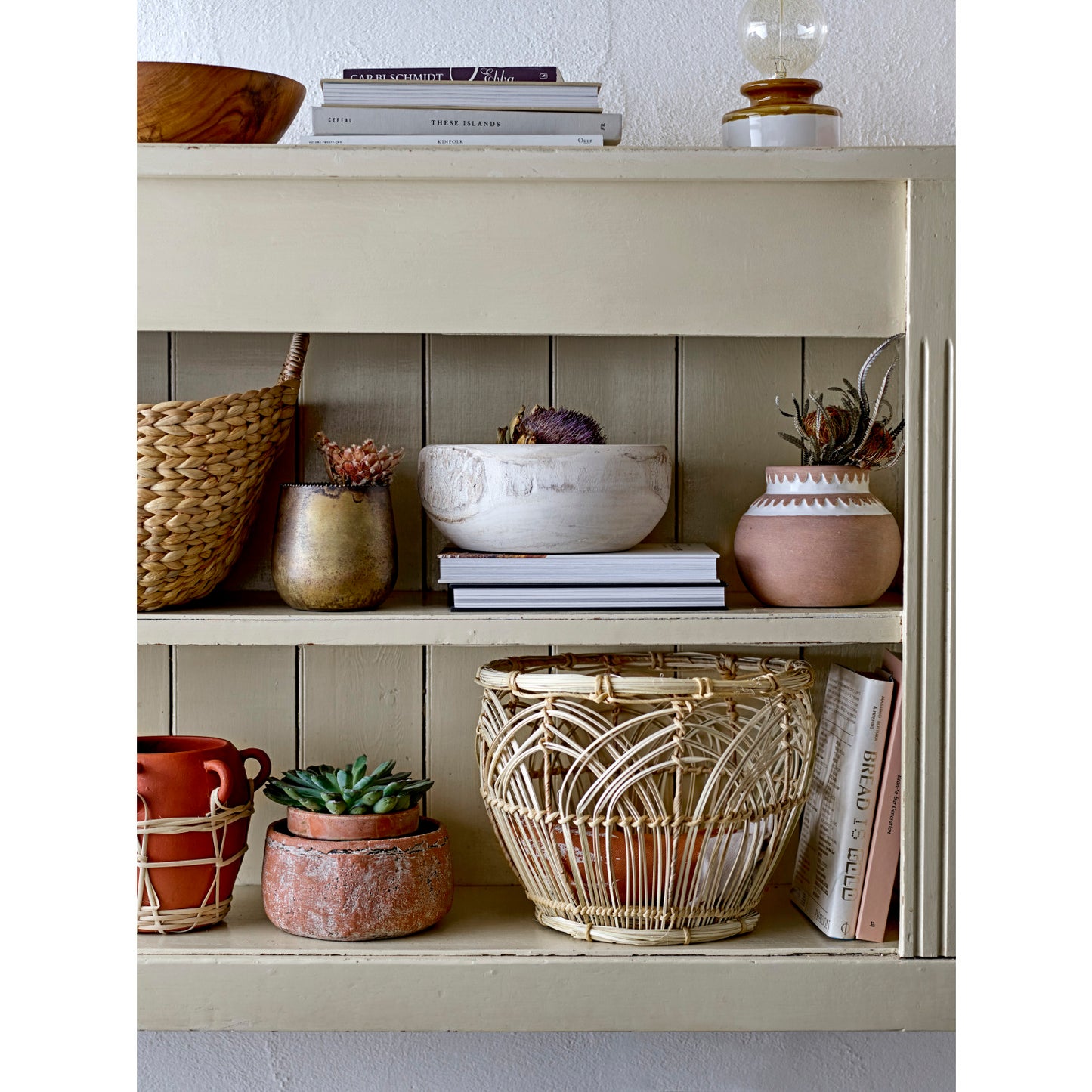 Hand-Carved Wood Bowl