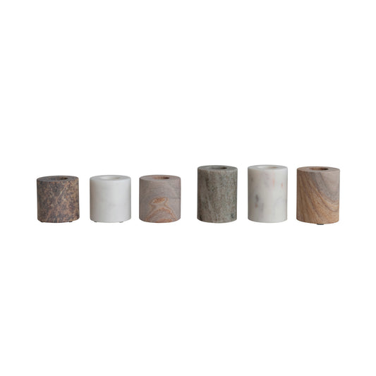 Marble Taper Holders | Set of 2