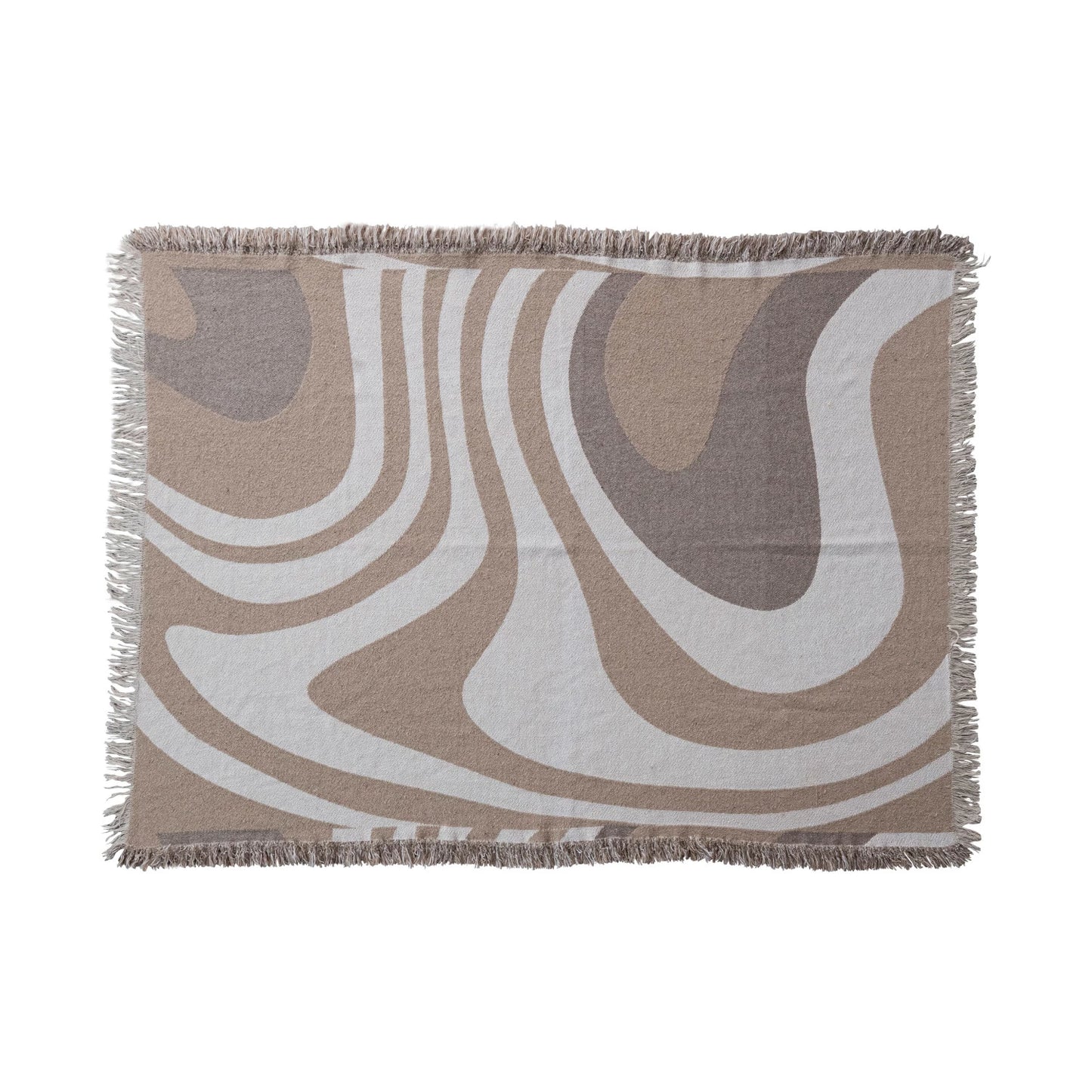Brown & Beige Throw Blanket