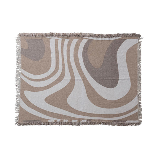 Brown & Beige Throw Blanket